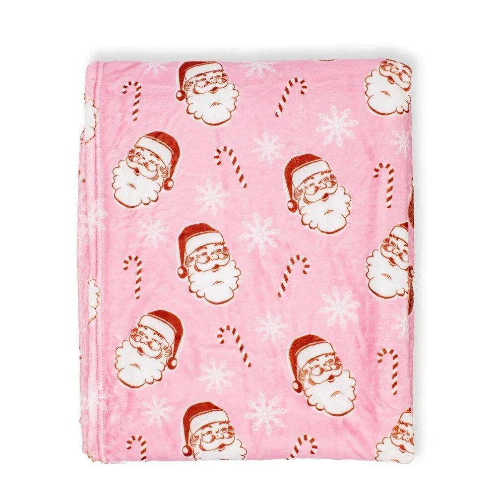 Candy Cane Cutie Throw   Pink   50x60